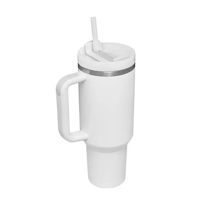Garderion 40oz Insulated Tumbler with Handle & Straw Garderion