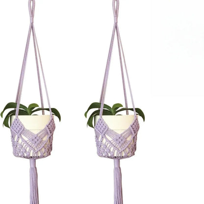 Garderion Woven Flower Pot – Minimalist Handcrafted Planter Garderion