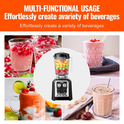 Garderion Professional 68 Oz Stainless Steel Blender – 3 in 1 Garderion