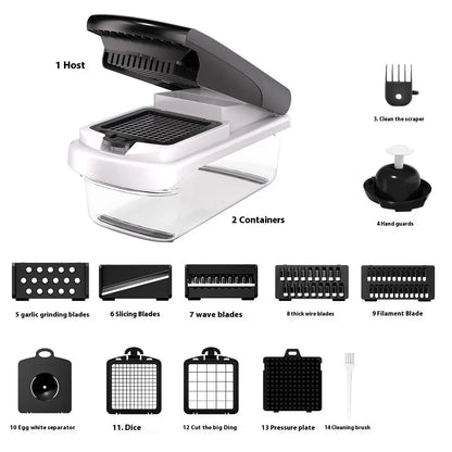 Garderion 15-in-1 Multi-function Vegetable Chopper – Kitchen Tool Garderion