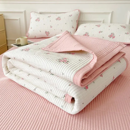 Garderion Quilted Bed Cover Three-Piece Set Garderion