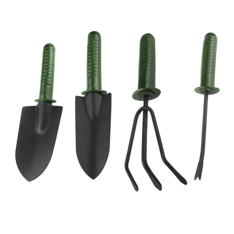 Garderion Gardening Tool Set – 4-Piece Plastic Handle Kit Garderion