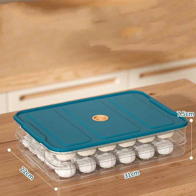 Garderion Ravioli & Dumpling Preservation Box – Food-Grade Plastic Garderion