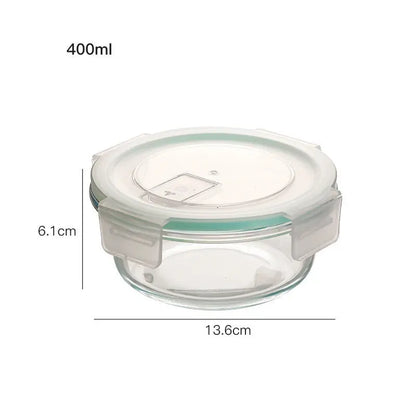 Garderion Glass Lunch Box – Microwave Safe, Separation Type Garderion