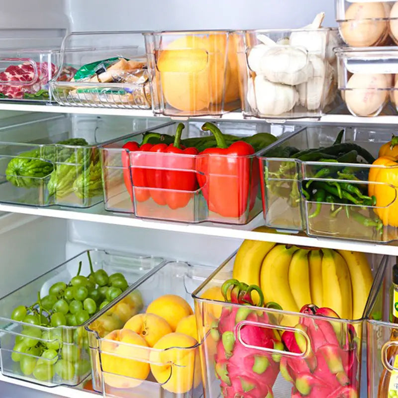 Garderion Household Kitchen Transparent Refrigerator Storage Box Garderion