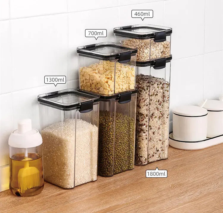 Garderion Kitchen Storage Sealed Cans – Square Food Tanks Garderion