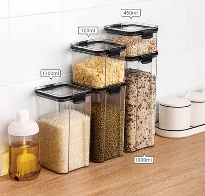 Garderion Kitchen Storage Sealed Cans – Square Food Tanks Garderion
