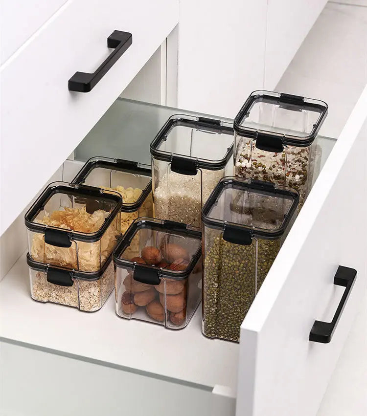 Garderion Kitchen Storage Sealed Cans – Square Food Tanks Garderion