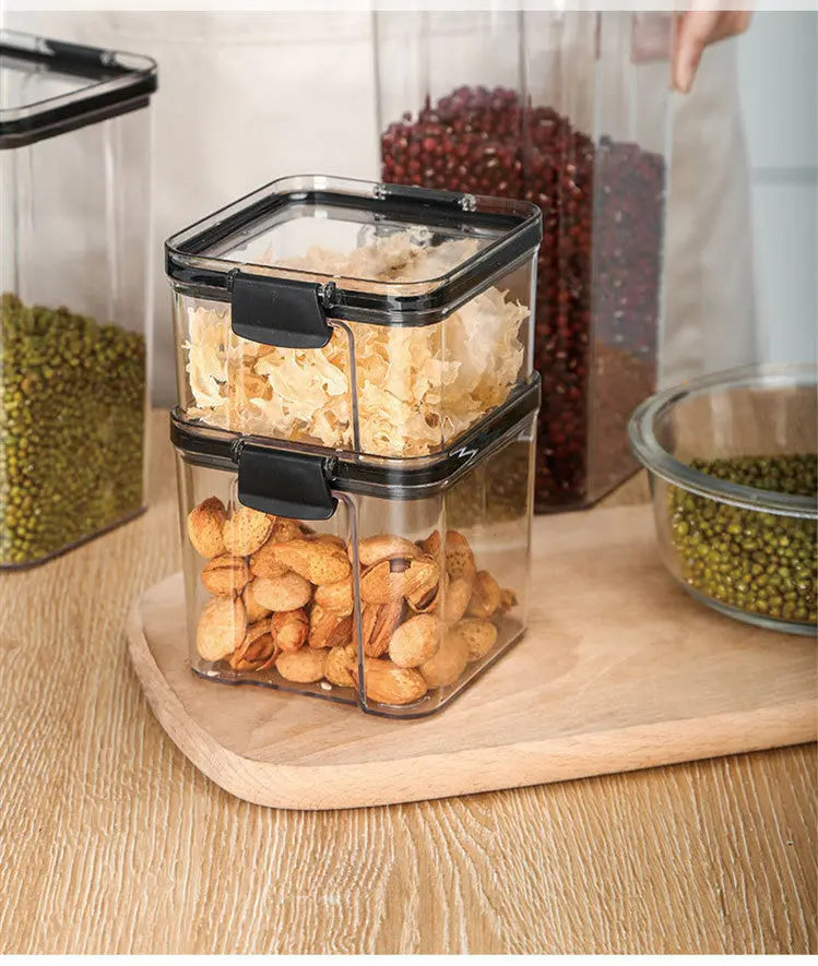 Garderion Kitchen Storage Sealed Cans – Square Food Tanks Garderion