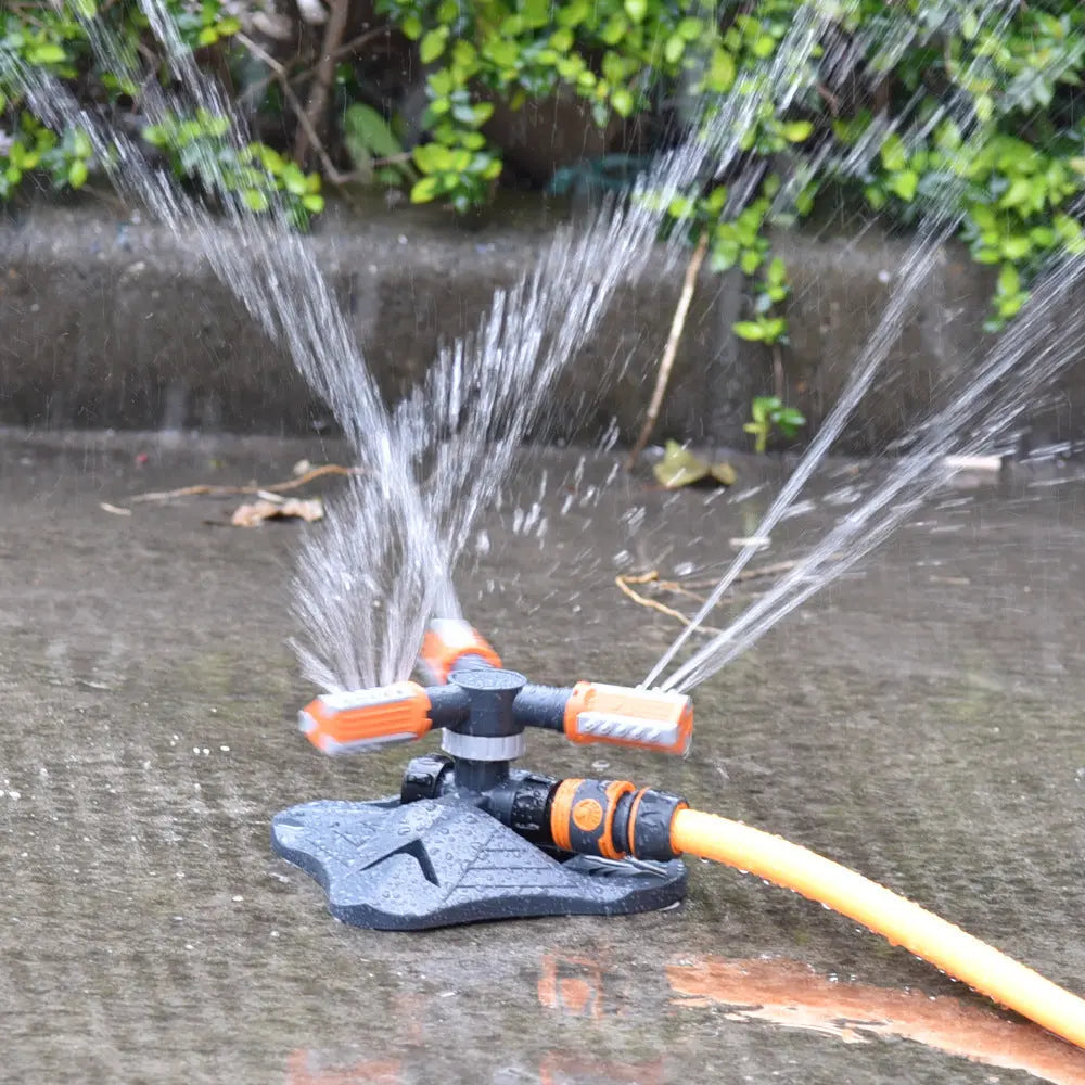 Garderion 360° Rotating Sprinkler – Adjustable Lawn Irrigation Garderion