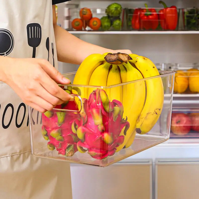 Garderion Household Kitchen Transparent Refrigerator Storage Box Garderion