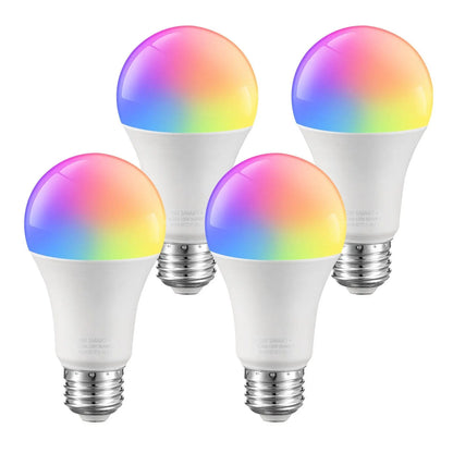 Garderion Smart A19 E26 LED Bulbs – Alexa & Google (4 Pack) Garderion