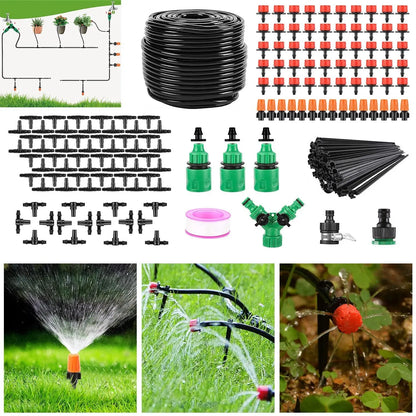 Garderion 164FT Automatic Drip Irrigation Kit for Garden & Patio Garderion