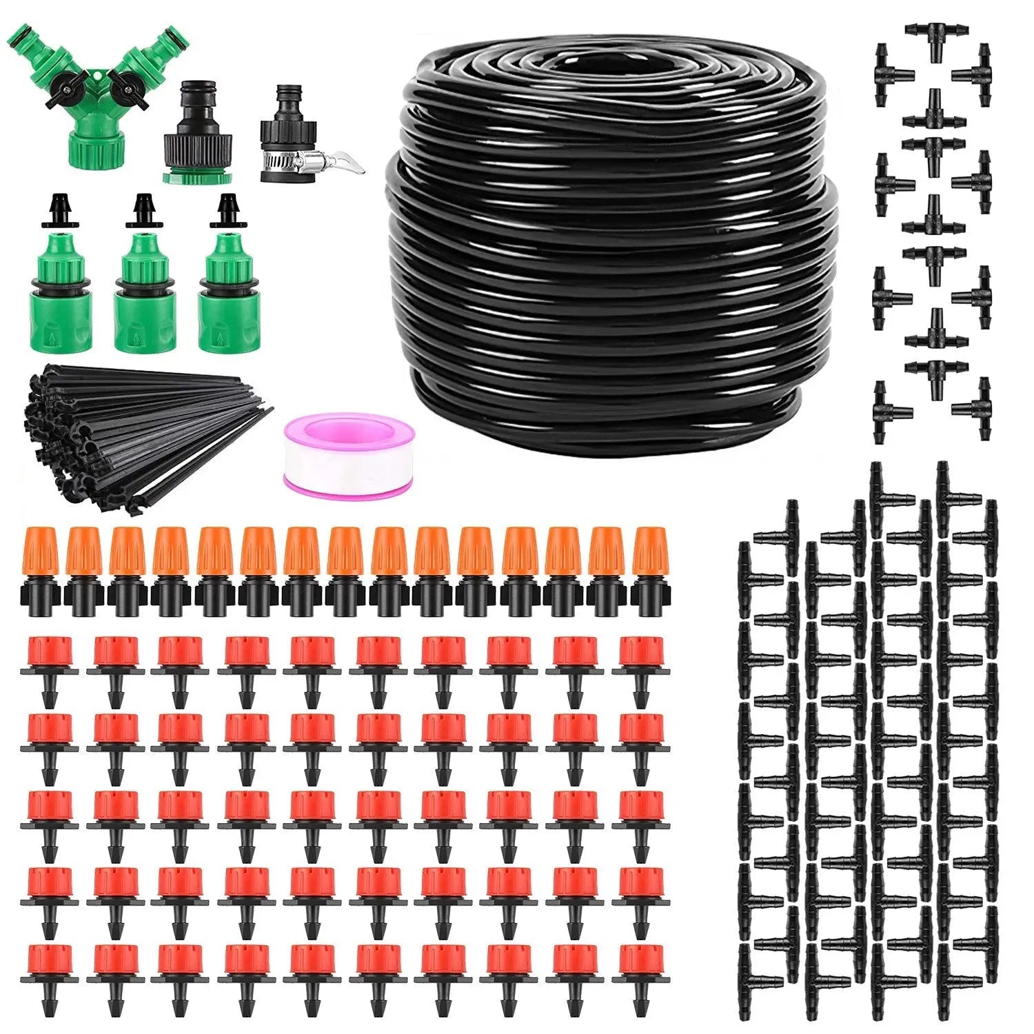 Garderion 164FT Automatic Drip Irrigation Kit for Garden & Patio Garderion