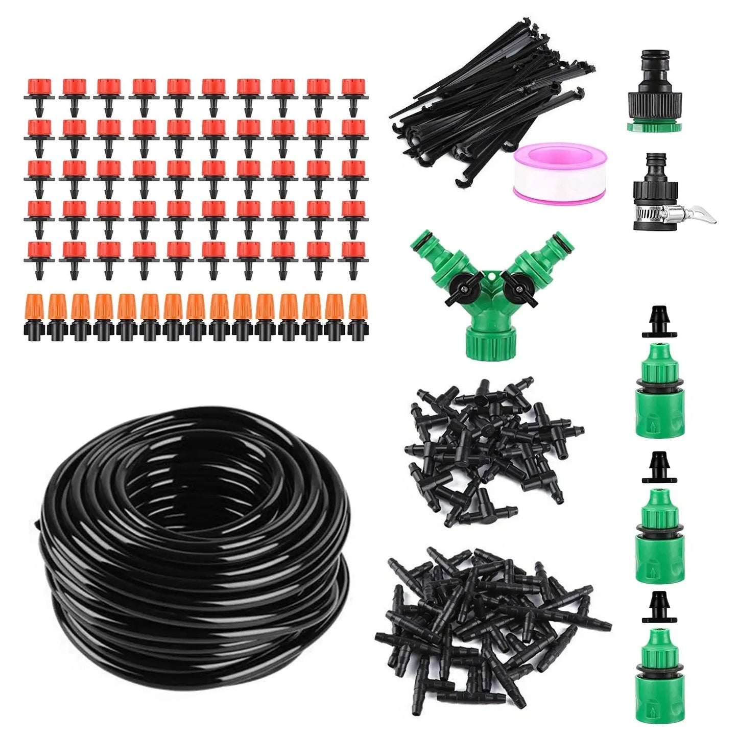 Garderion 164FT Automatic Drip Irrigation Kit for Garden & Patio Garderion
