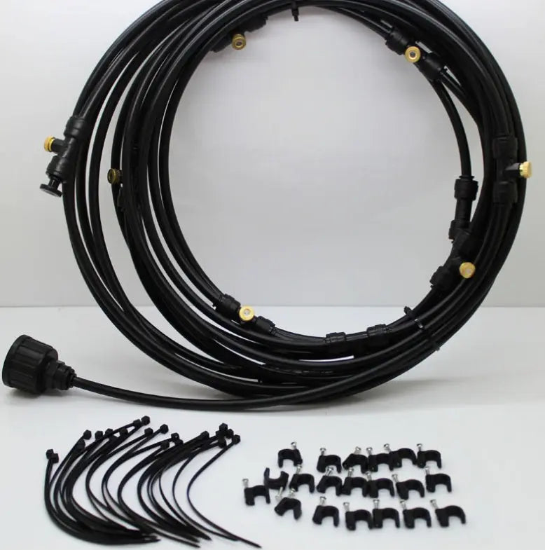 Garderion Outdoor Cooling Garden Spraying System – Misting Kit Garderion
