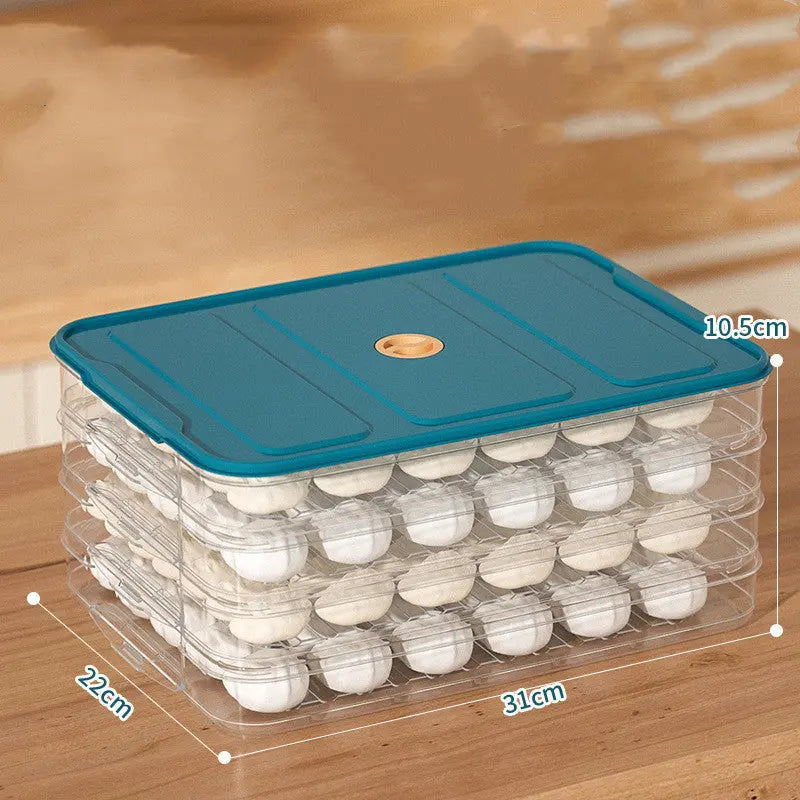 Garderion Ravioli & Dumpling Preservation Box – Food-Grade Plastic Garderion