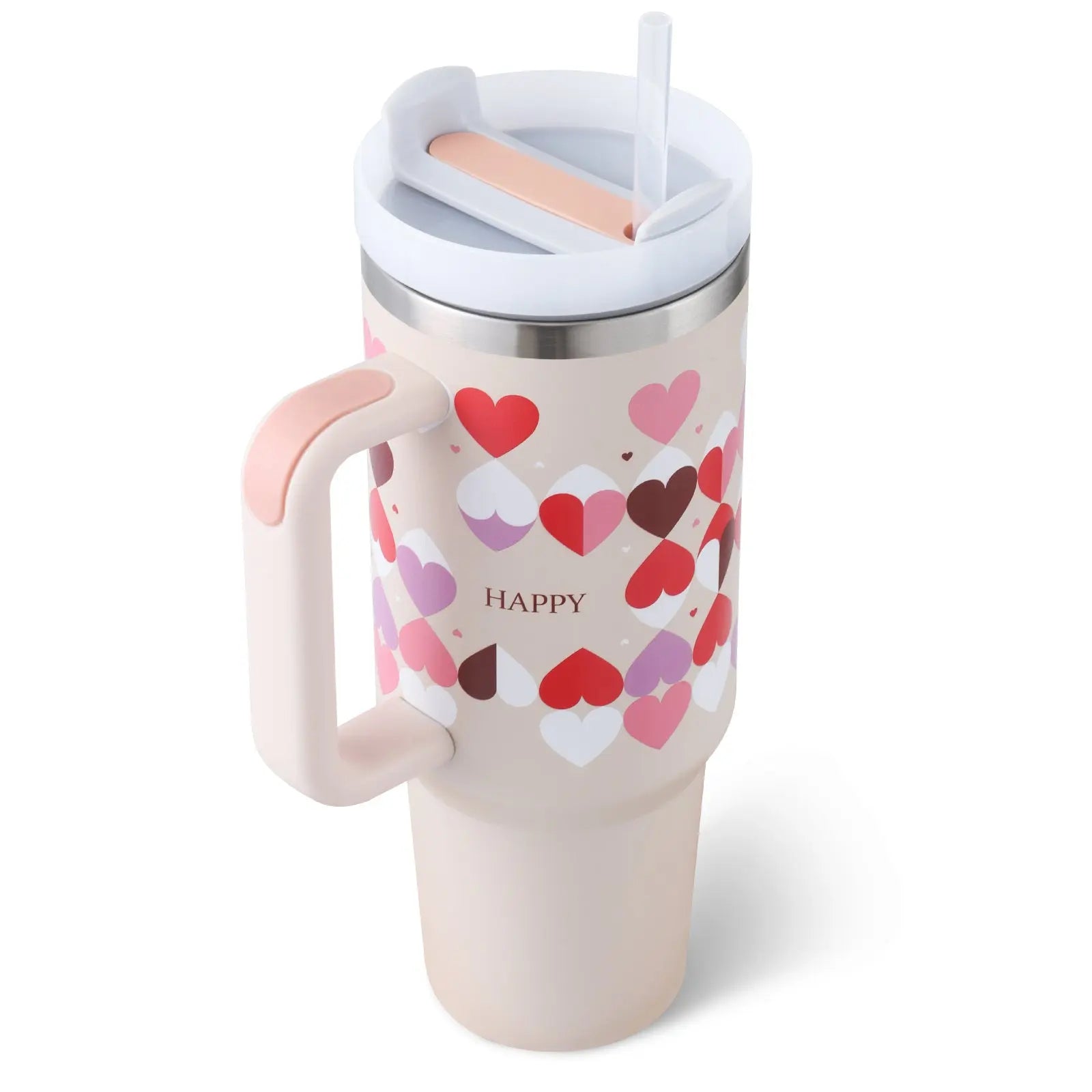 Garderion 40oz Insulated Tumbler with Handle & Straw Garderion