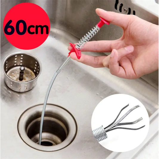 Garderion 60CM Sewer Dredger Spring Pipe Cleaning Tool Garderion