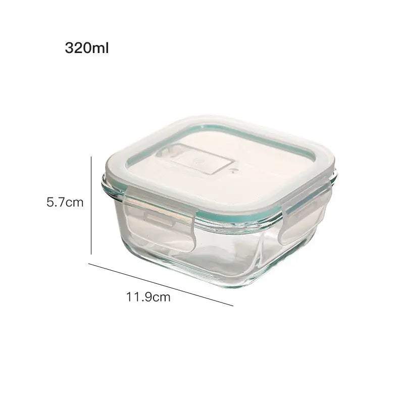 Garderion Glass Lunch Box – Microwave Safe, Separation Type Garderion