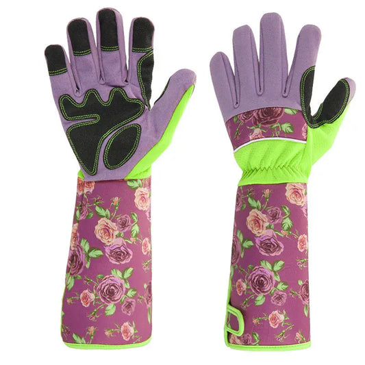 Garderion Long Tube Floral Gardening Gloves – Stab-Resistant null