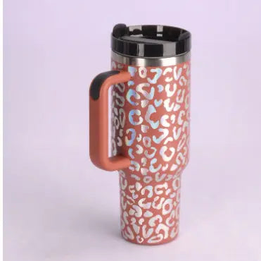 Garderion 40oz Insulated Tumbler with Handle & Straw Garderion
