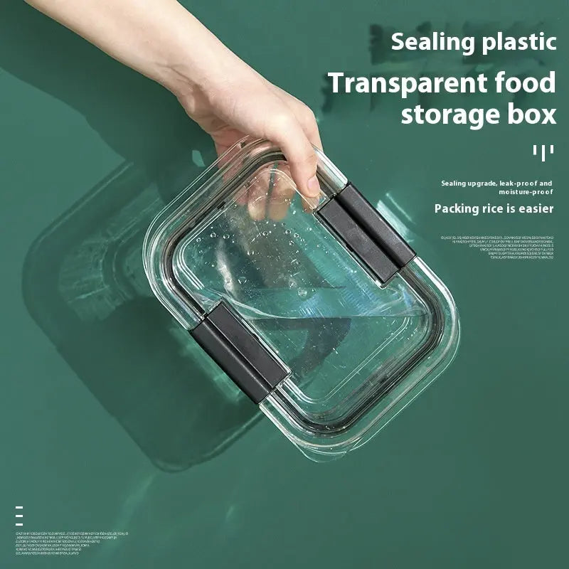 Garderion Kitchen Cereal Storage CanBox – Transparent Plastic Jar Garderion