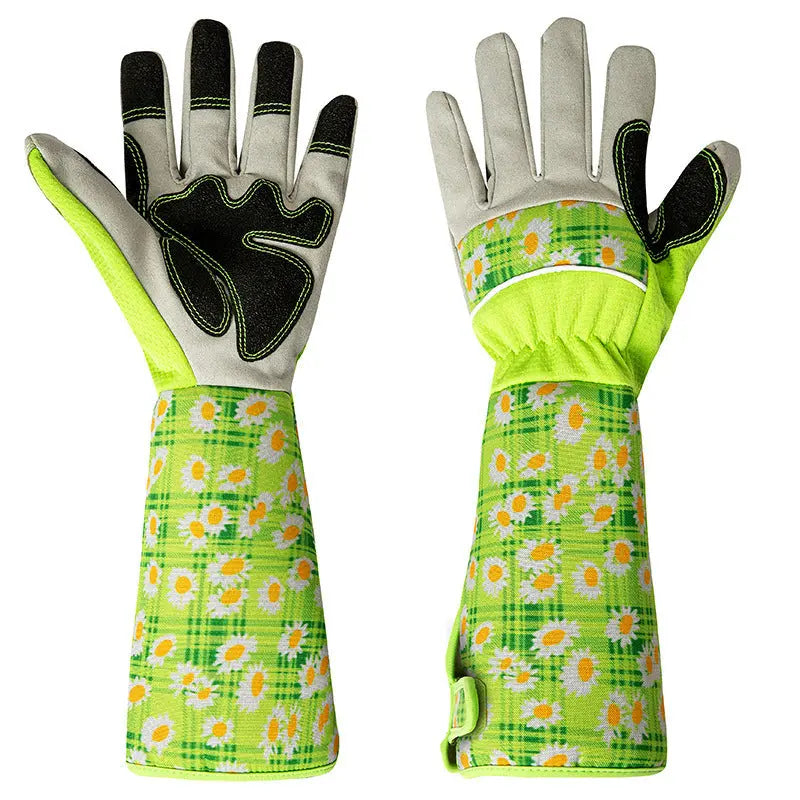 Garderion Long Tube Floral Gardening Gloves – Stab-Resistant null