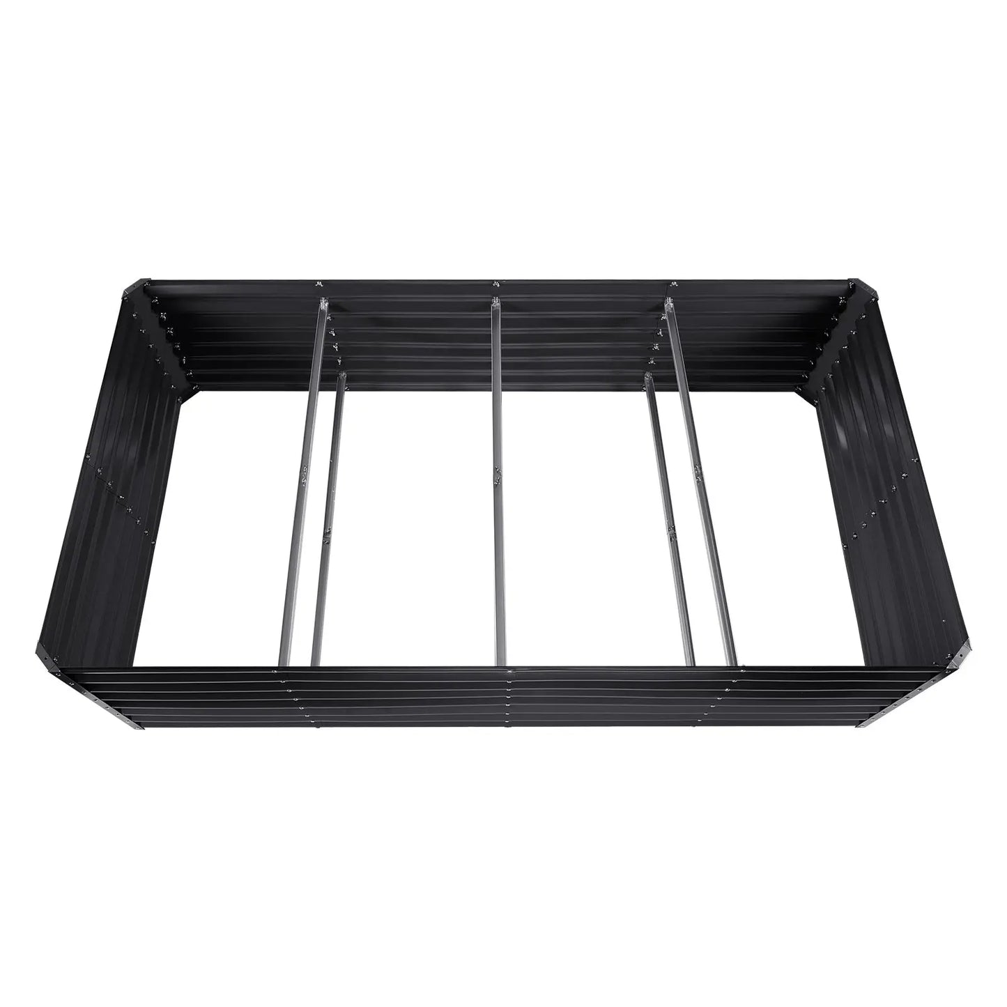 Garderion VEVOR Galvanized Raised Garden Bed 94.5x47.2x23.6" for Flowers & Vegetables Garderion