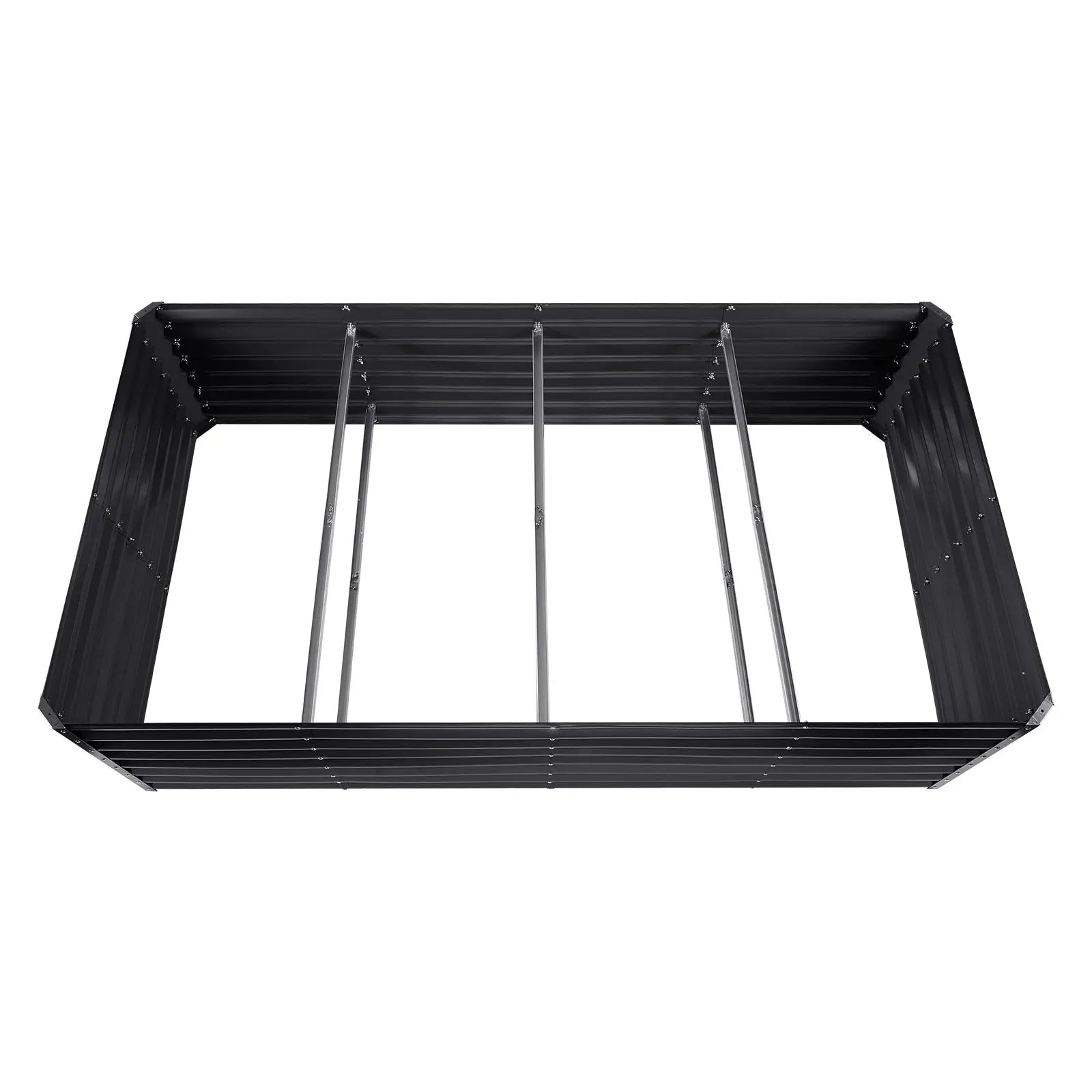 Garderion VEVOR Galvanized Raised Garden Bed 94.5x47.2x23.6" for Flowers & Vegetables Garderion