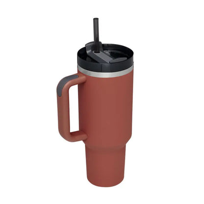 Garderion 40oz Insulated Tumbler with Handle & Straw Garderion