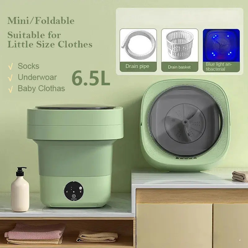 Garderion Mini Foldable Washing Machine Portable Washer Garderion