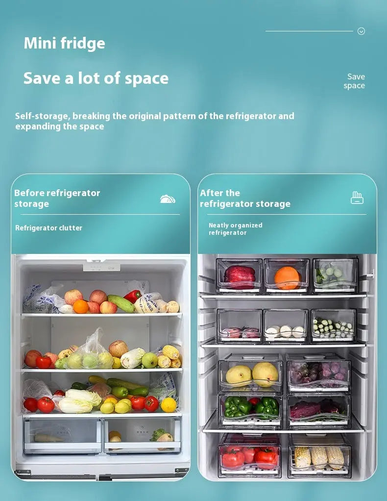 Garderion Refrigerator Storage Box – Kitchen Drawer Crisper Garderion