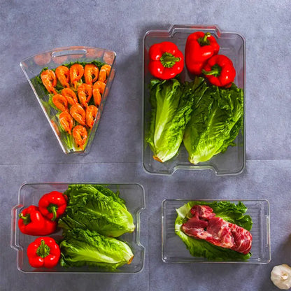 Garderion Household Kitchen Transparent Refrigerator Storage Box Garderion