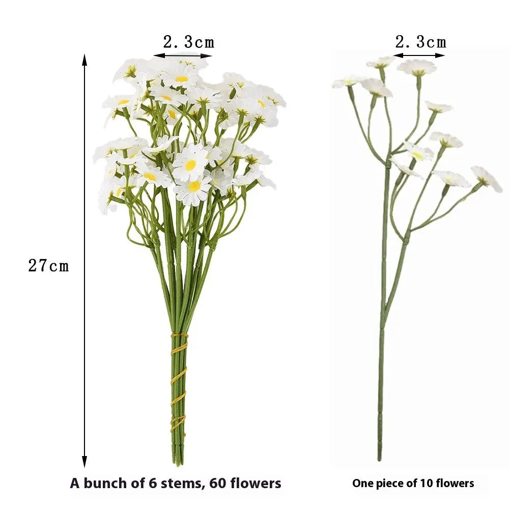 Garderion Fake Chrysanthemum Bundle – Silk Flower Bouquet Garderion