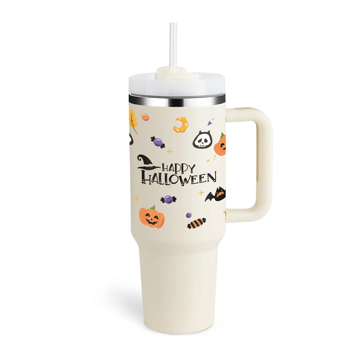 Garderion 40oz Insulated Tumbler with Handle & Straw Garderion