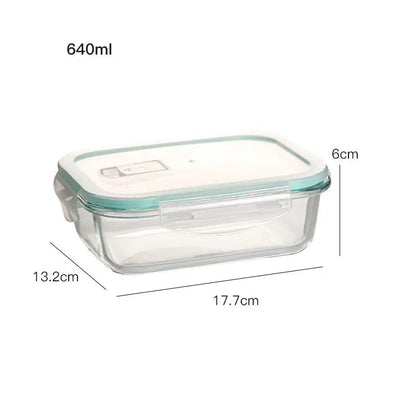 Garderion Glass Lunch Box – Microwave Safe, Separation Type Garderion