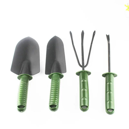 Garderion Gardening Tool Set – 4-Piece Plastic Handle Kit Garderion