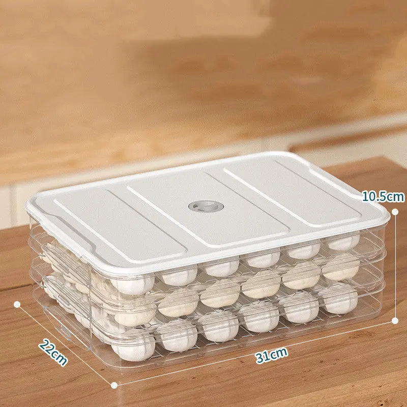 Garderion Ravioli & Dumpling Preservation Box – Food-Grade Plastic Garderion