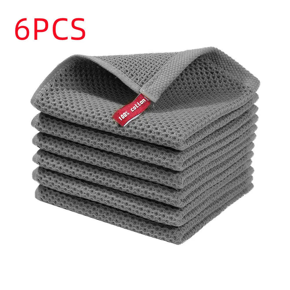 Garderion Cotton Honeycomb Absorbent Cleaning Cloth – Thick Garderion
