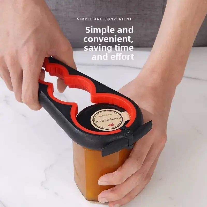 Garderion Multi-Function Bottle Opener - Non-Slip Handle, Rustproof, Compact Garderion