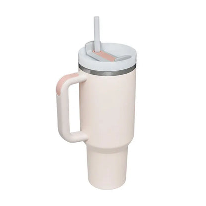 Garderion 40oz Insulated Tumbler with Handle & Straw Garderion