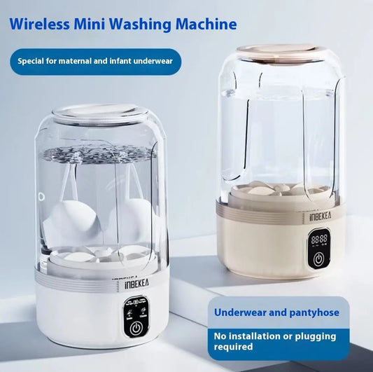 Wireless Mini Washing Machine Portable Automatic USB Cleaner Garderion