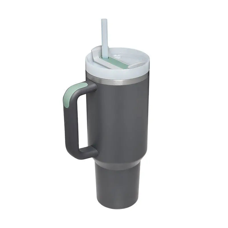 Garderion 40oz Insulated Tumbler with Handle & Straw Garderion