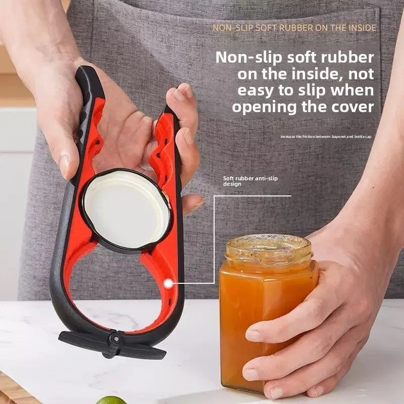 Garderion Multi-Function Bottle Opener - Non-Slip Handle, Rustproof, Compact Garderion