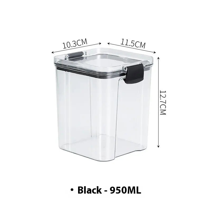 Garderion Kitchen Sealed Jar Storage Box – Plastic Dry Goods Garderion