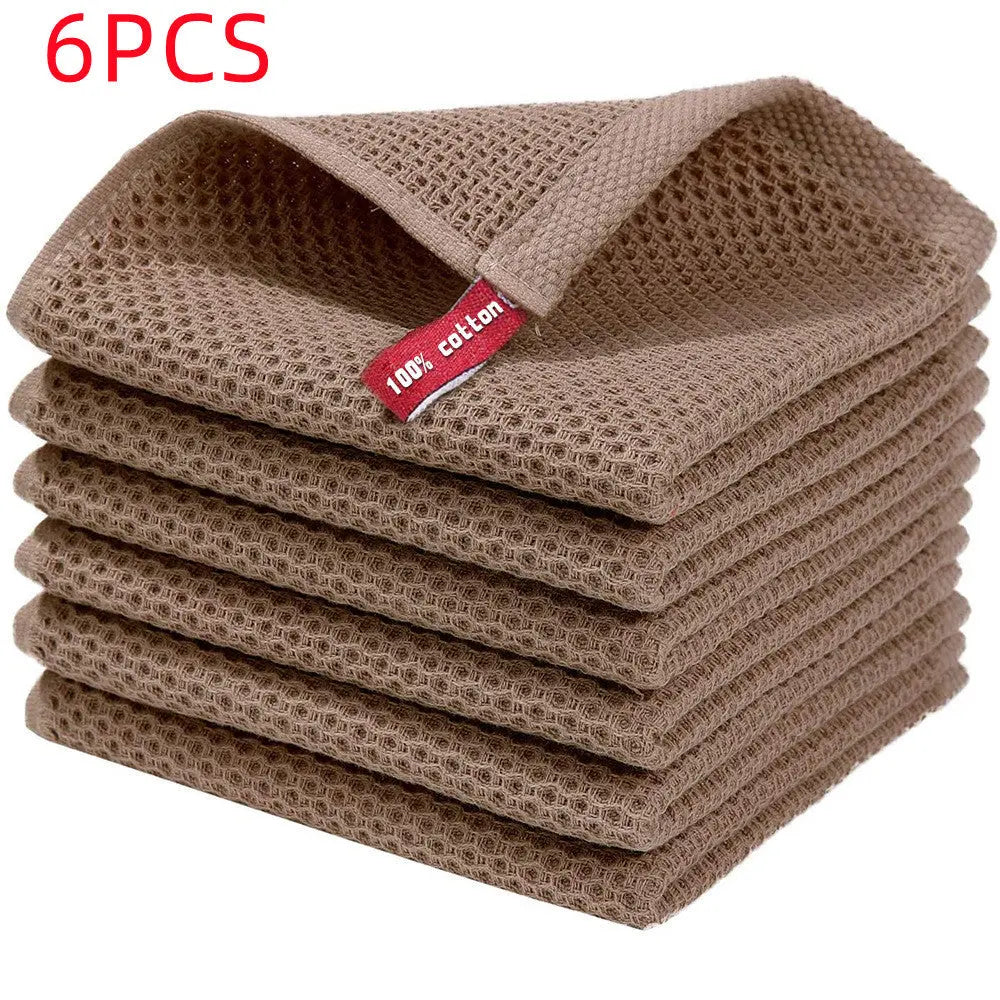 Garderion Cotton Honeycomb Absorbent Cleaning Cloth – Thick Garderion