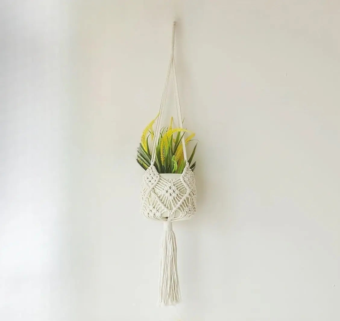 Garderion Woven Flower Pot – Minimalist Handcrafted Planter Garderion