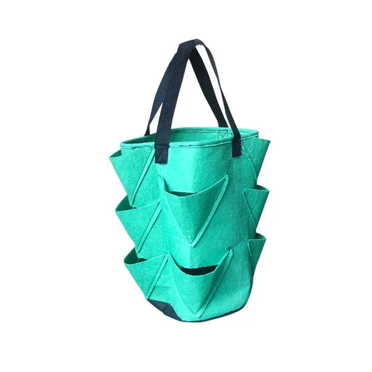 Garderion Woven Strawberry Planting Bag – 3 Gallon Gardening Garderion