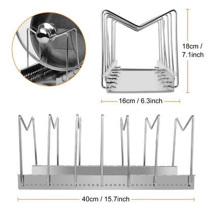 Garderion Stainless Steel Kitchen Storage Rack – Multi-Layer Garderion